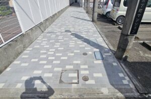 静岡市マンションインターロッキング